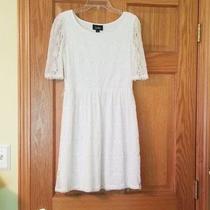 White lace dress